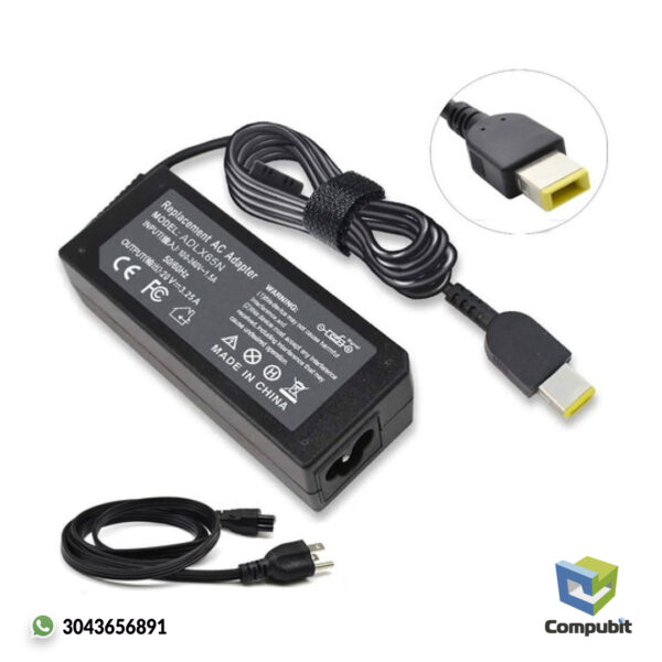 Cargador Para Portatil Lenovo Punta USB Compubit