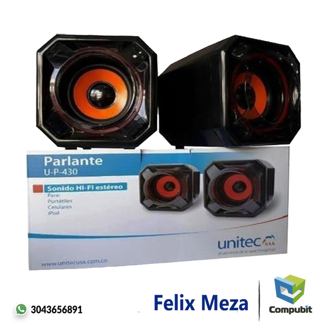 PARLANTE UNITEC u-p 430 PARA PC