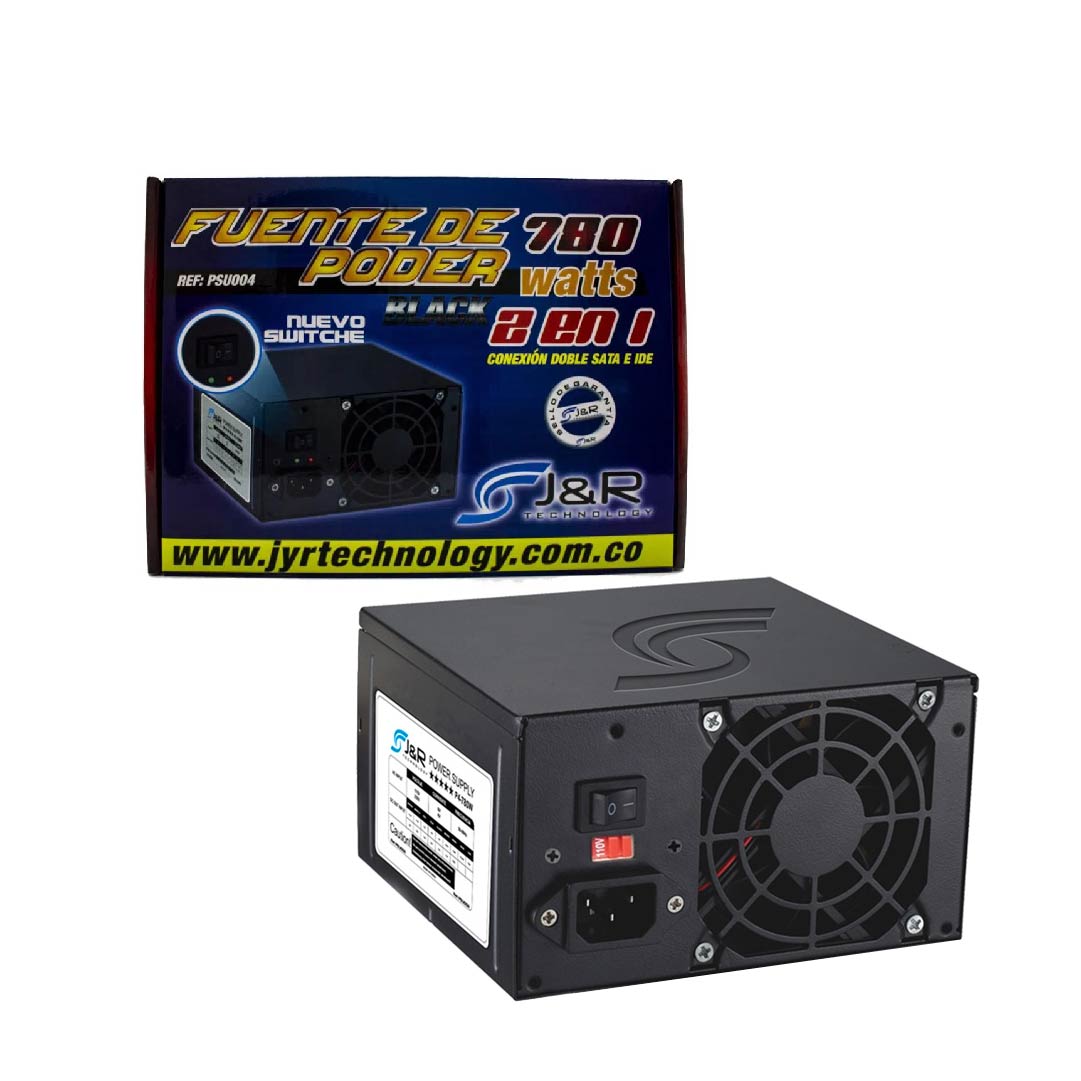 Fuente de poder j&r 780w