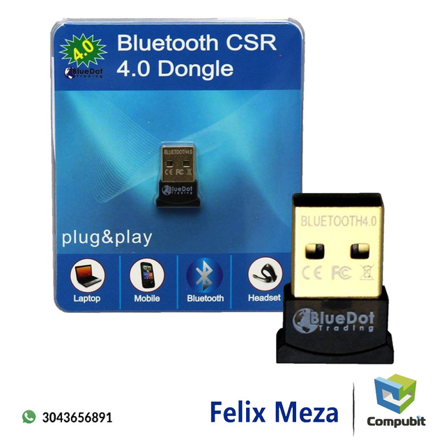 acidez Ninguna Aptitud USB Bluetooth 4.0 | Compubit