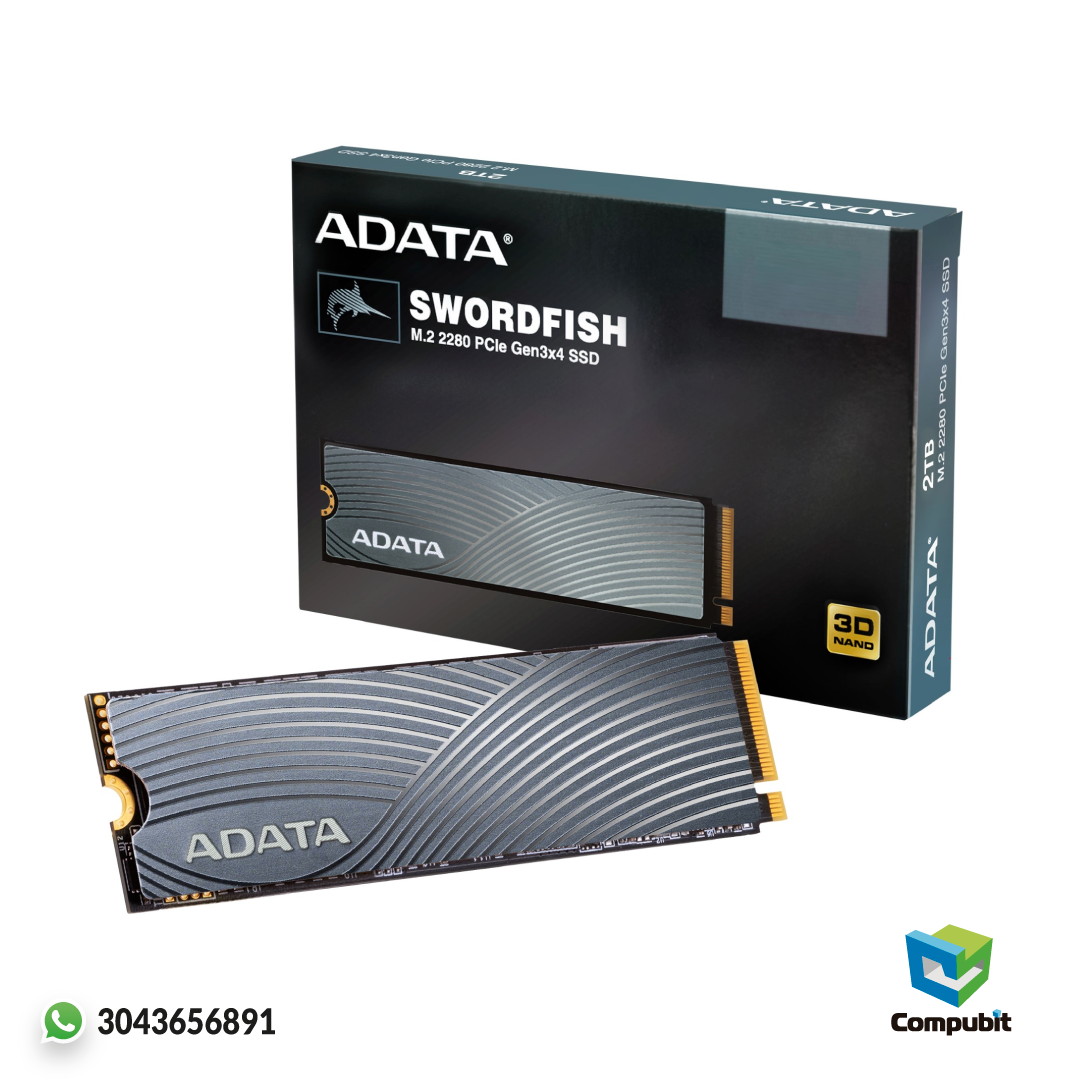 Disco Solido ADATA M.2 PCIE 250GB Swordfish NVME