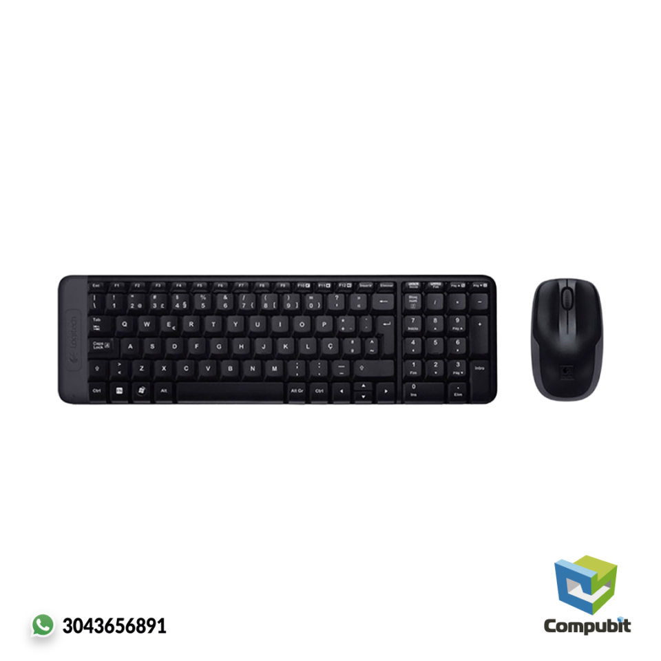 Combo teclado y mouse logitech MK120