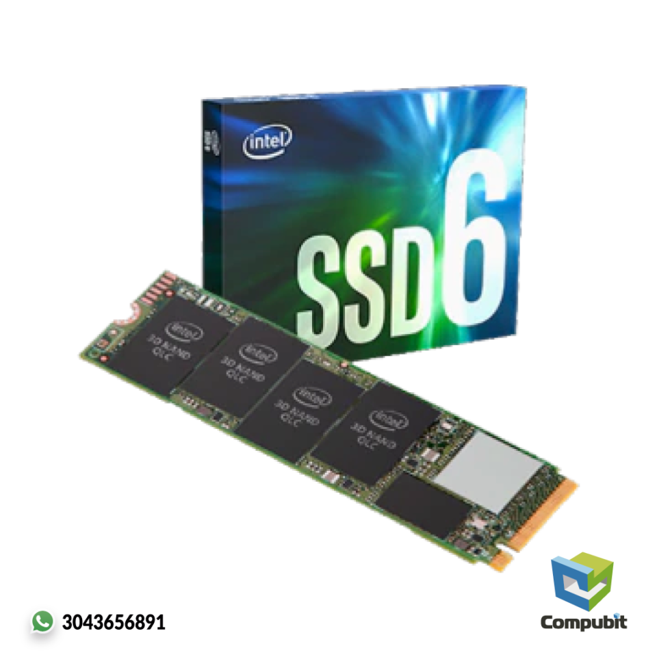 Disco solido 512GB m.2 NVME INTEL SERIE 660P SSD6