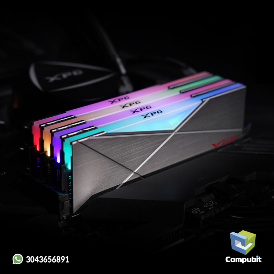 Memoria Ram PC de 16gb DDR4 D50G adata xpg 3200mhz RGB