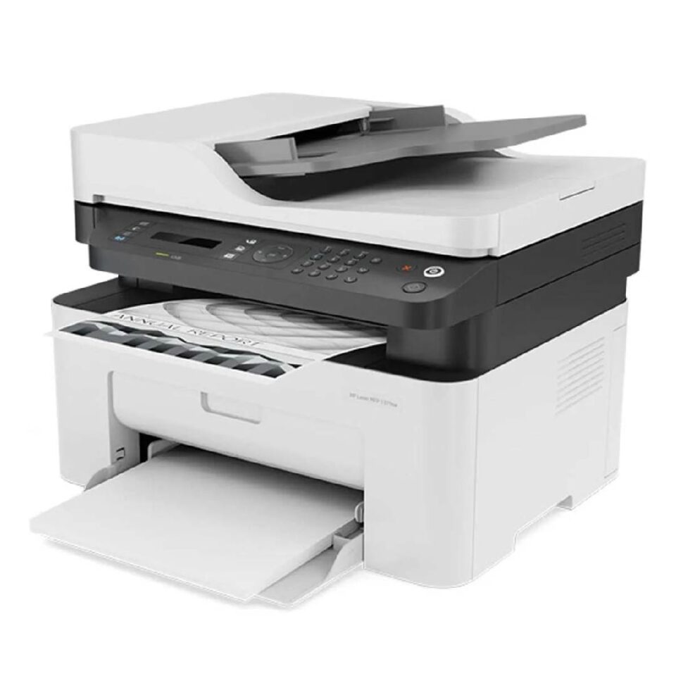 Impresora Hp Laser MFP 137fnw Multifuncional-Monocromática