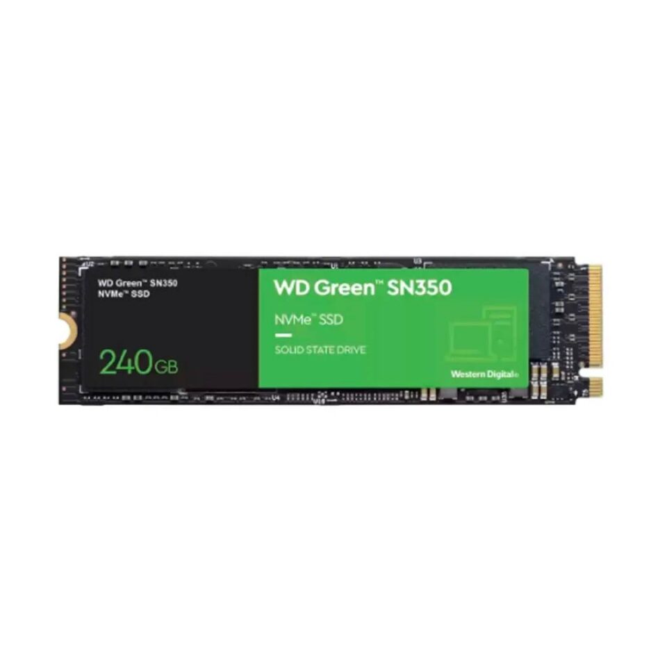 DISCO DE ESTADO SOLIDO WESTERN DIGITAL GREEN - 240GB - M.2 PCI NVME