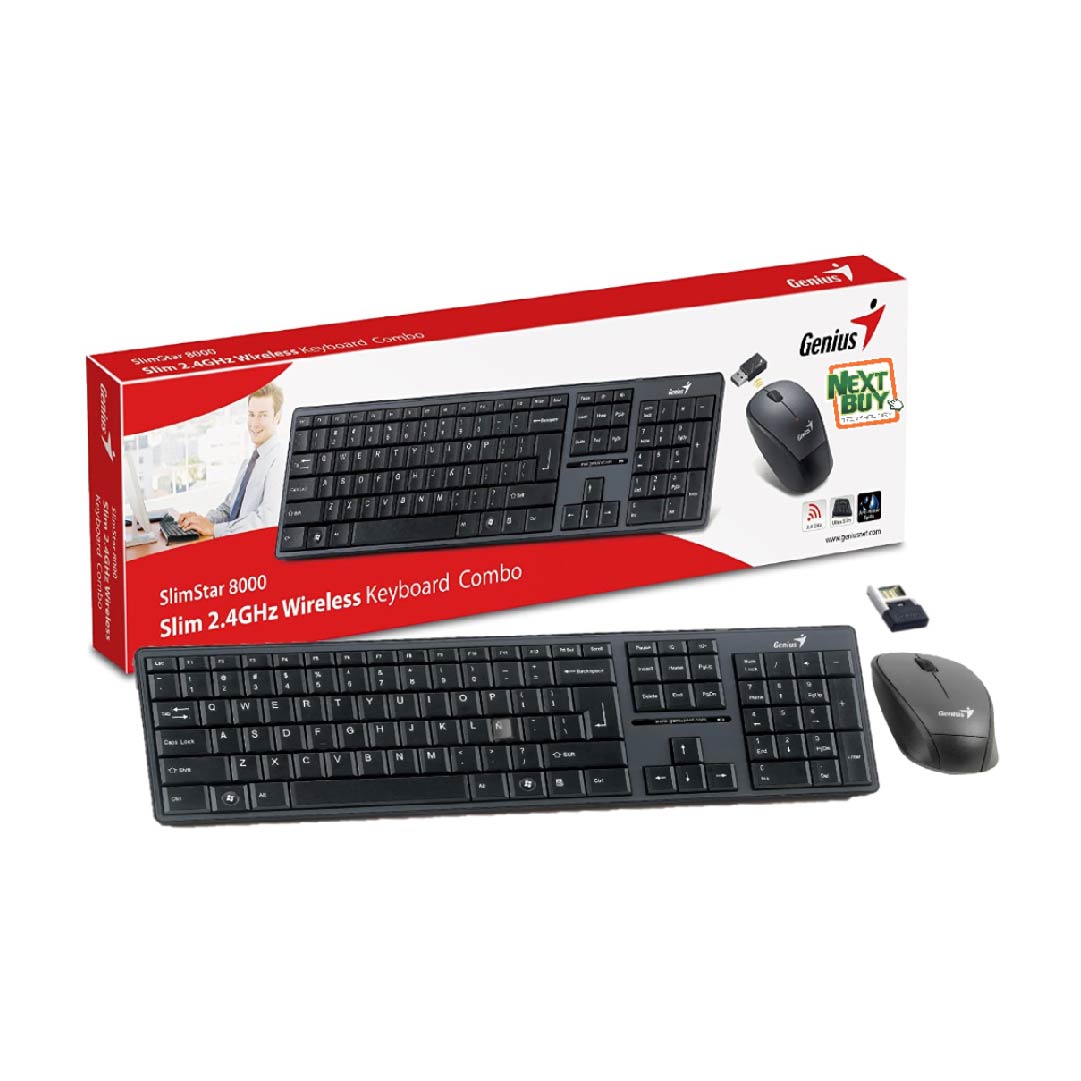 Combo de teclado y mouse inalambrico sale