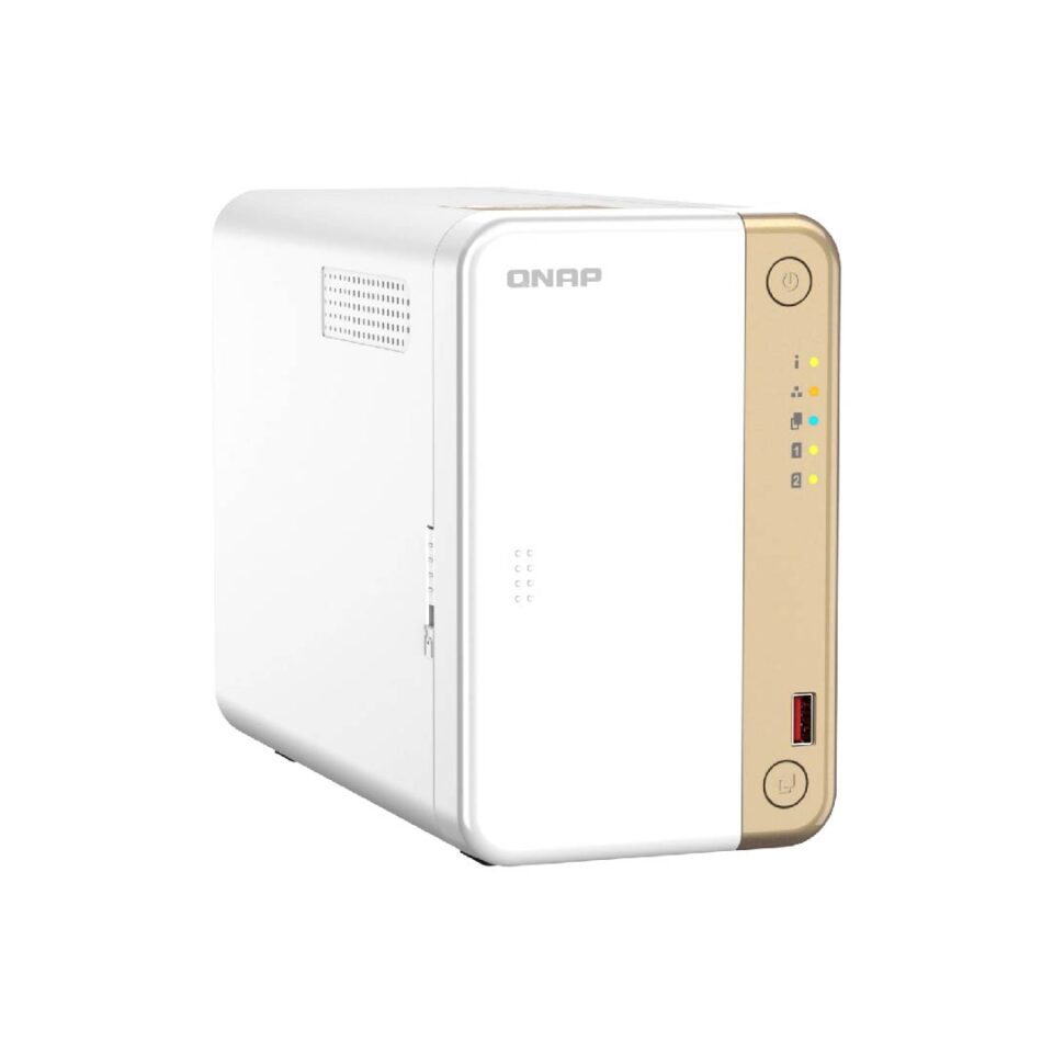 Servidor NAS Celeron N4505 + Ram 4gb - QNAP TS-262-4G-US