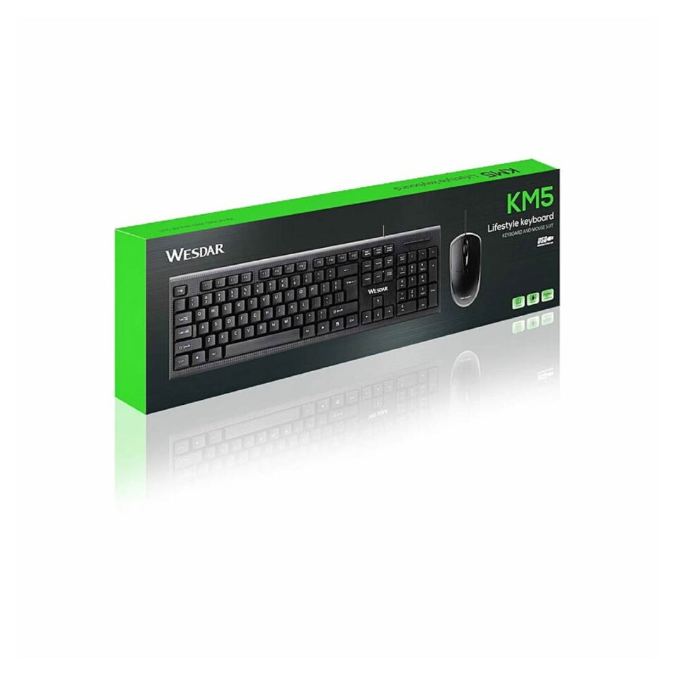 Combo teclado y mouse Wesdar KM5 Unitec