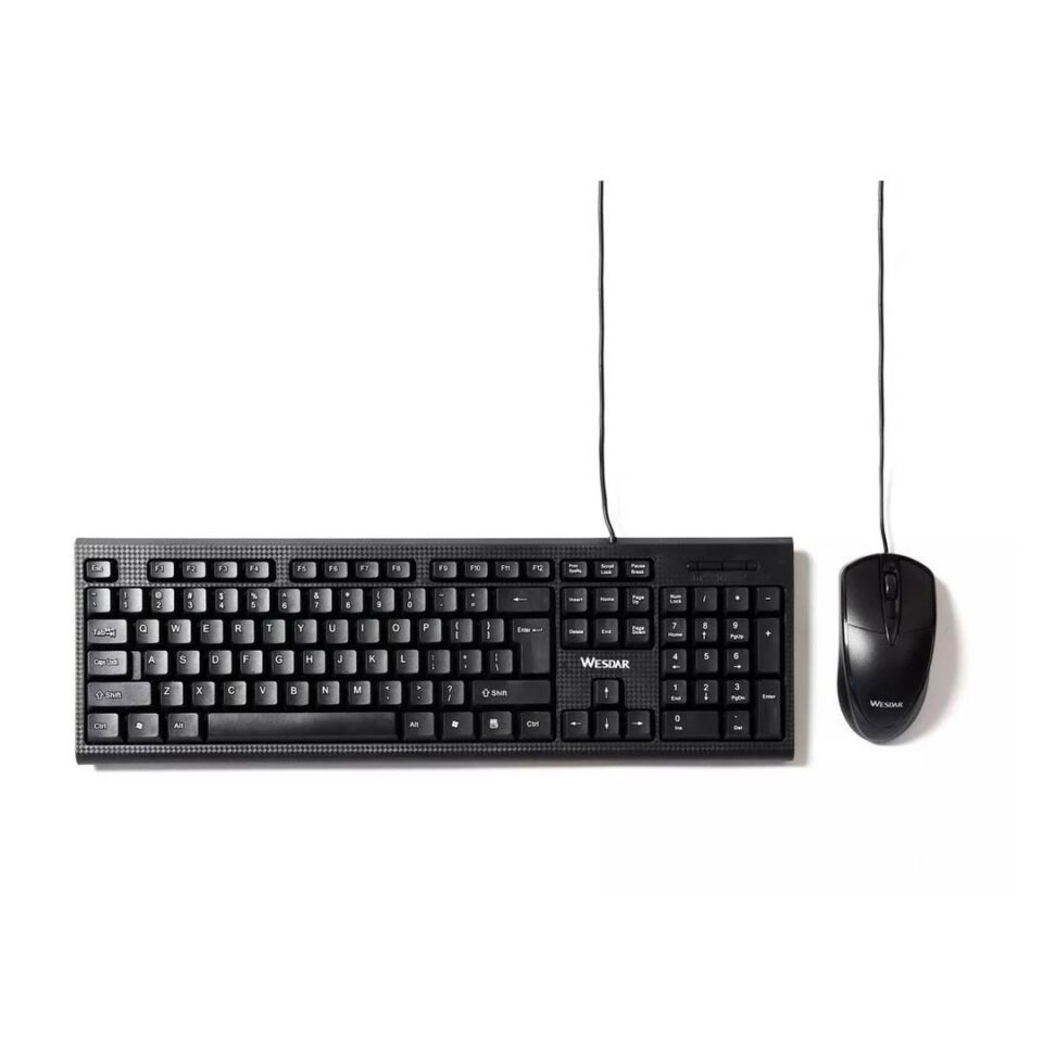 Combo teclado y mouse Wesdar KM5 Unitec