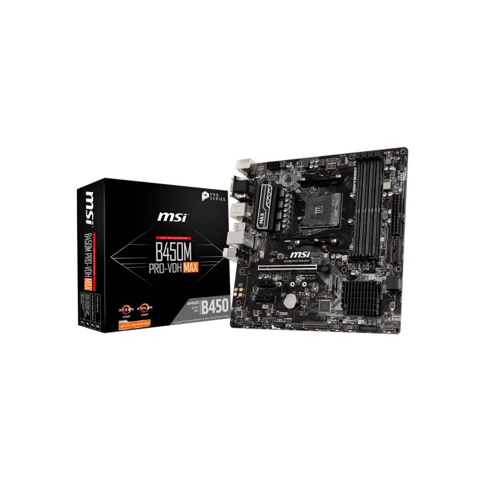 BOARD MSI B450M PRO-VDH MAX (DDR4)