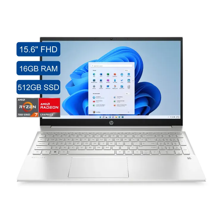 Portatil HP Pavilion AMD Ryzen 7 7730U 16GB 512GB SSD - 15-eh3000la