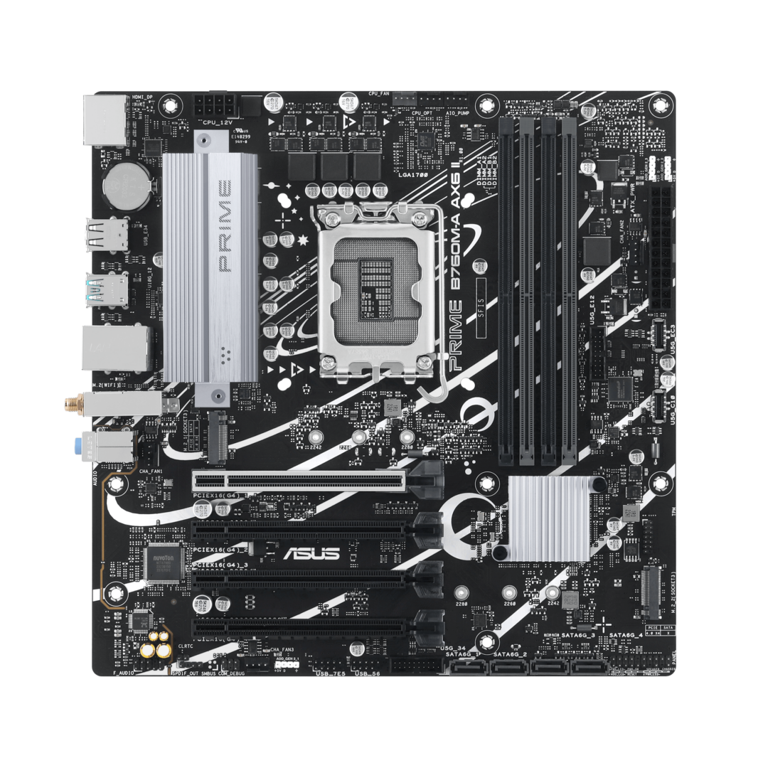 BOARD ASUS PRIME B760M-A AX6 GSI WIFI - Imagen 2