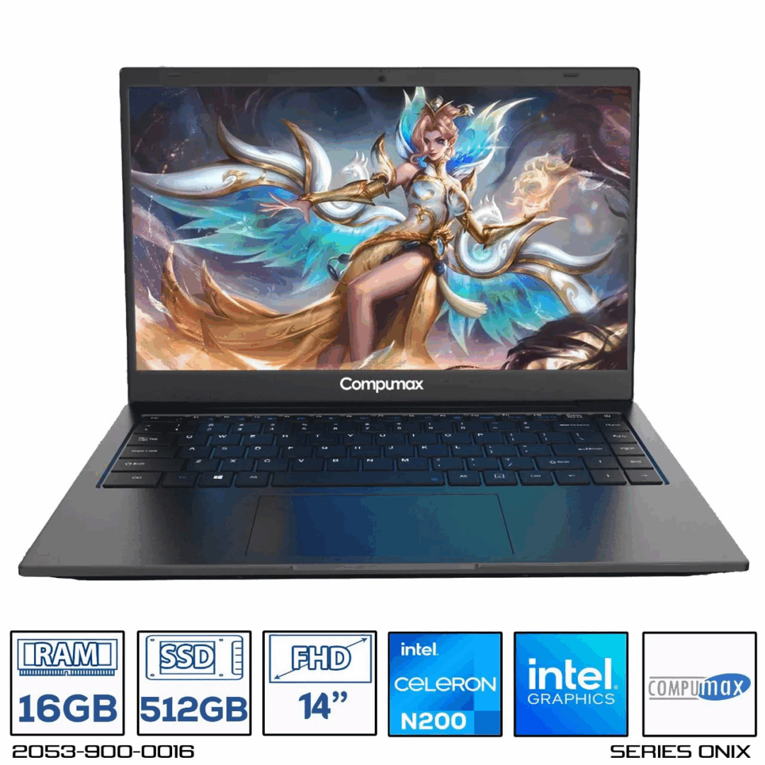 Portatil Compumax Intel N200 16GB 512GB - 2053-900-0016