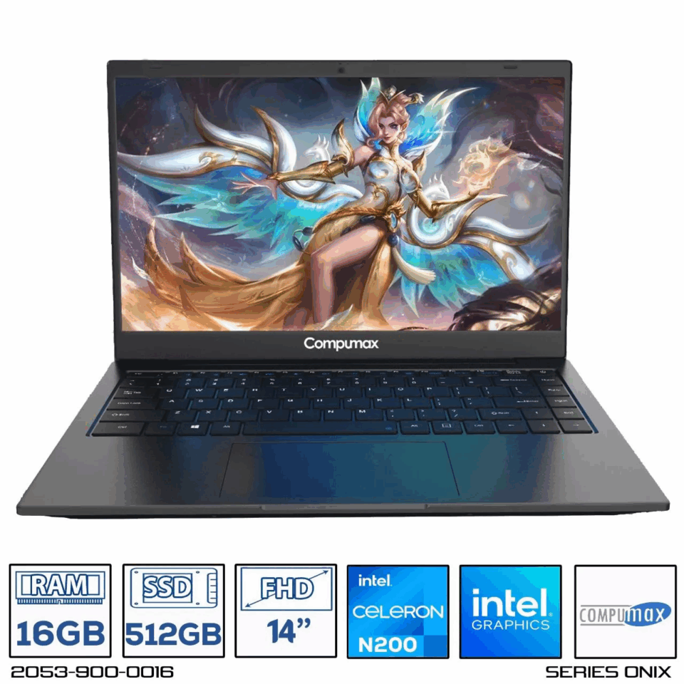 Portatil Compumax Intel N200 16GB 512GB - 2053-900-0016