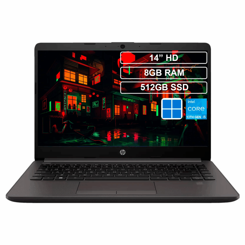 Portatil HP Intel Core i5-1335U 8GB DDR4 512GB SSD - 240R G9