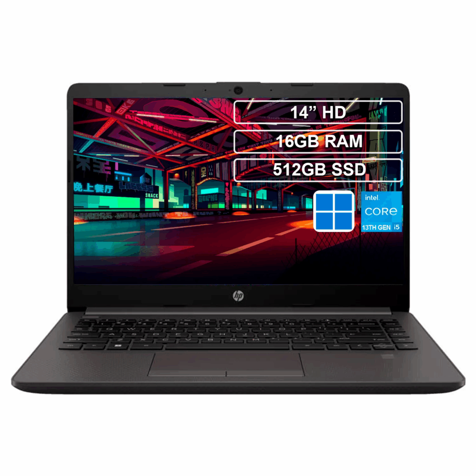 Portatil HP Intel Core i5-1335U 16GB DDR4 512GB SSD - 240R G9