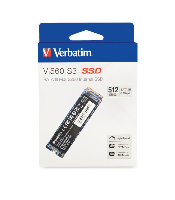 Disco VERBATIM Vi560 Ssd Interno 512Gb Sata III M.2 2280 - Imagen 2