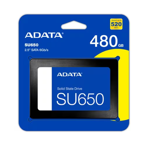 Disco Solido Adata SU650 480Gb Ssd Interno Sata
