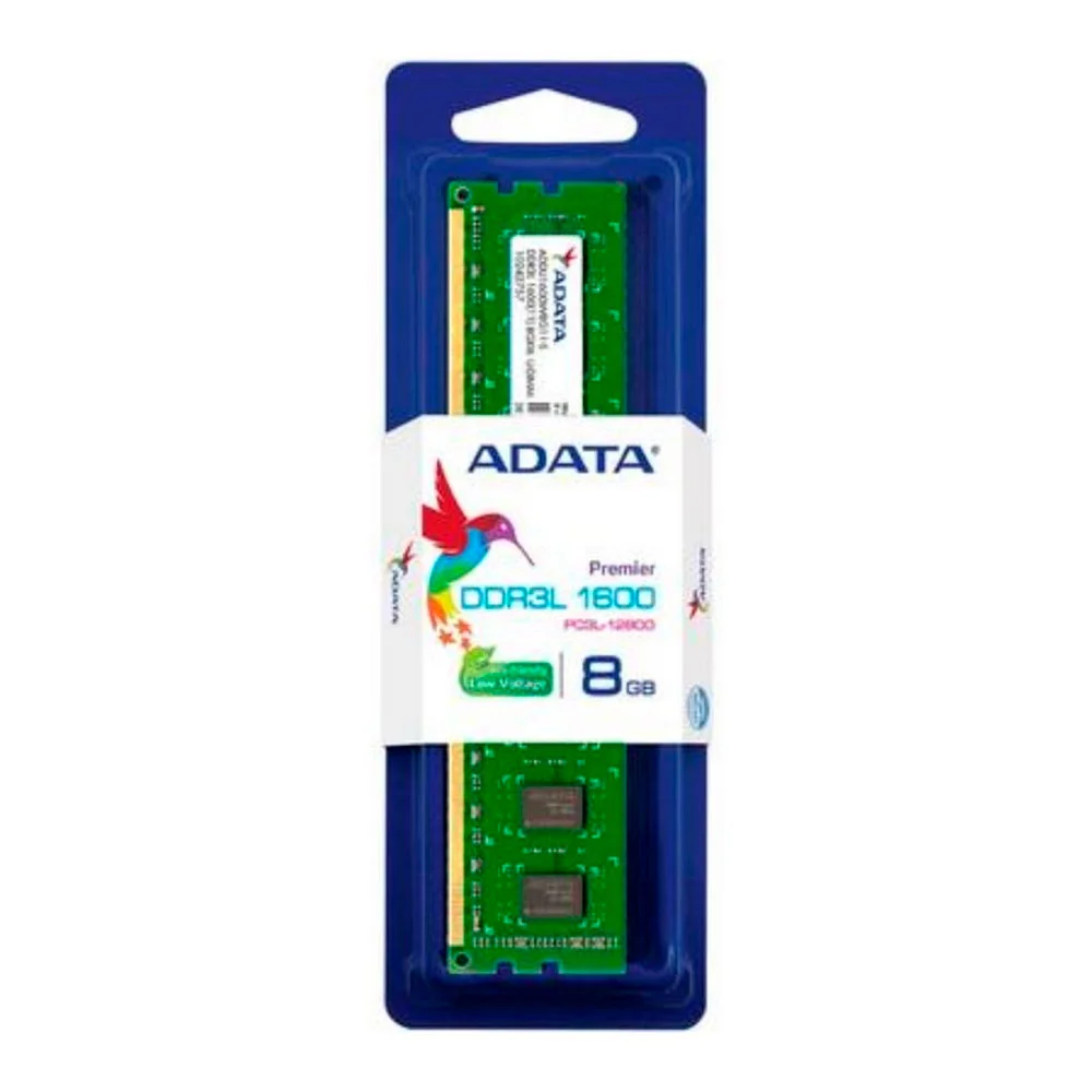 Memoria RAM Adata 8Gb Ddr3 1600Mhz LOW VOLTAGE Para Pc - Imagen 2