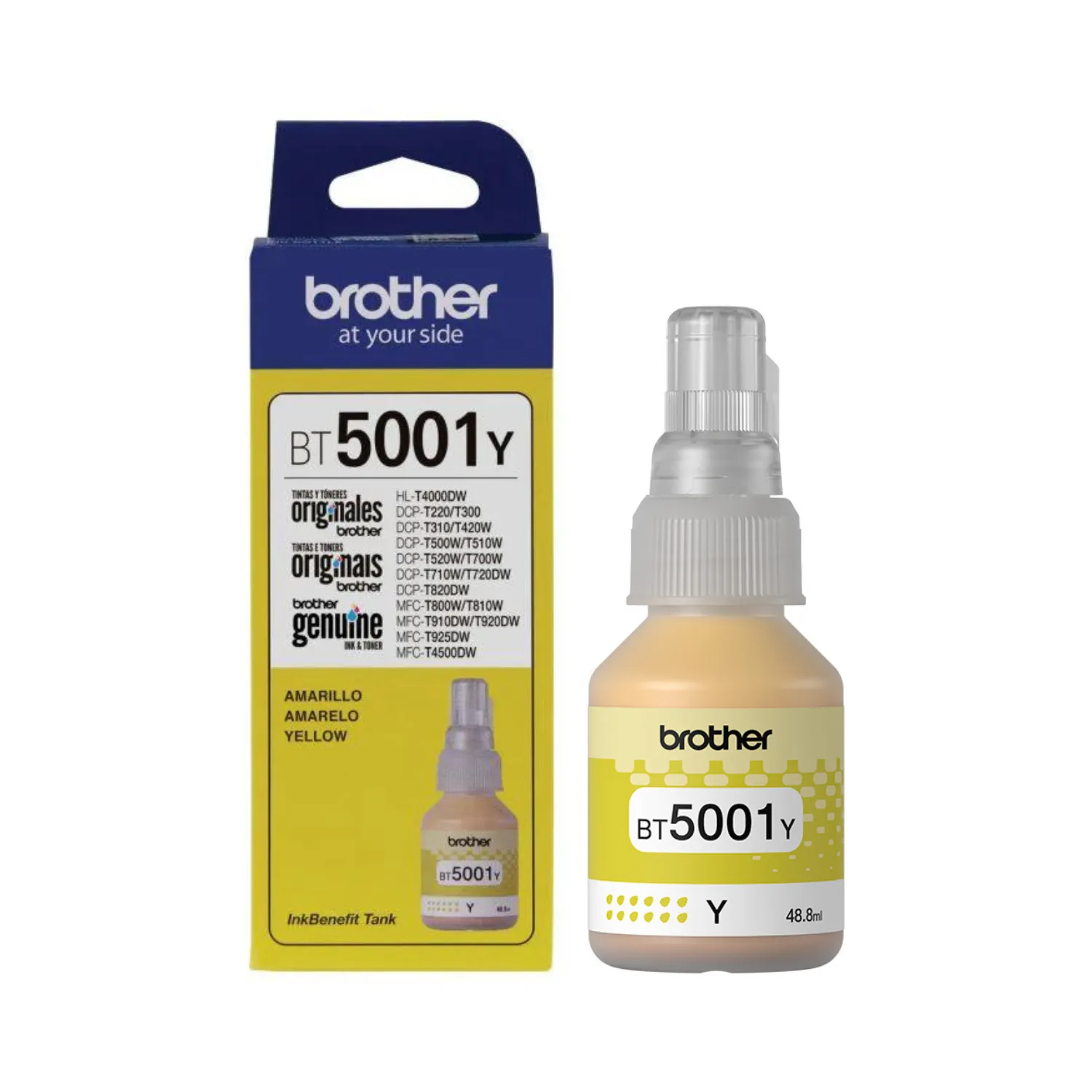 Cartucho de tinta Brother BT5001Y Inyección de tinta - Amarillo