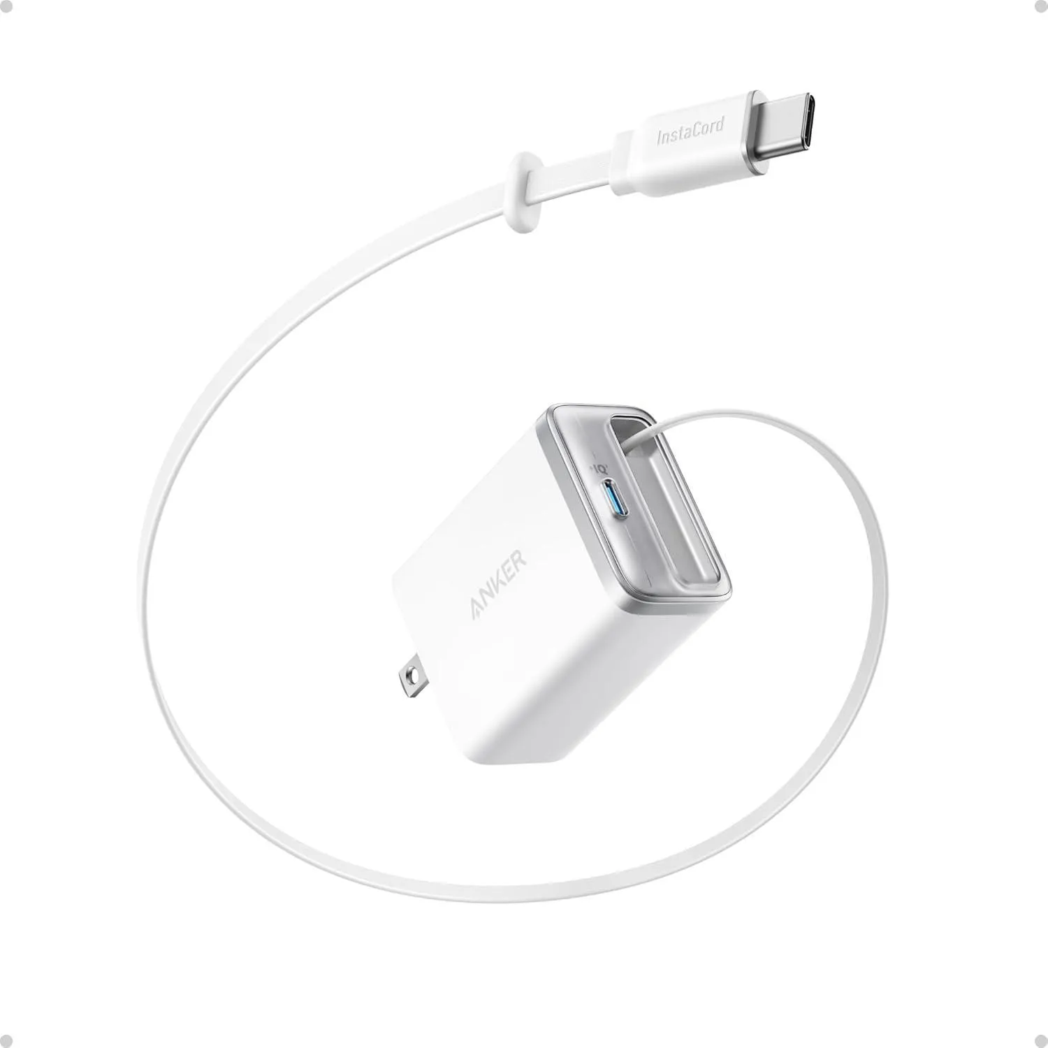 Cargador Anker A2658J11 Nano 35W con Cable - Blanco