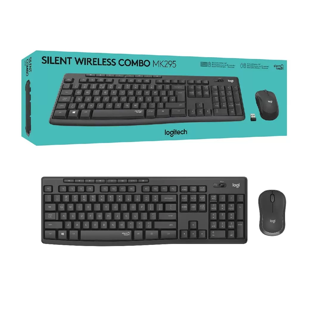 Combo Teclado y Mouse Logitech MK295 Inalambrico Grafito - Imagen 2