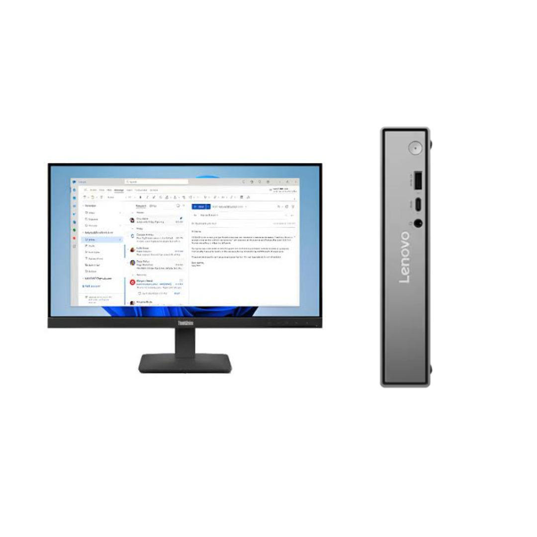 Computador AIO Lenovo Intel core i5 210H 8Gb 256Gb - Tiny ThinkCentre Neo 50q Gen 5